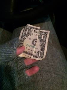 Finding money is probably my favorite thing.